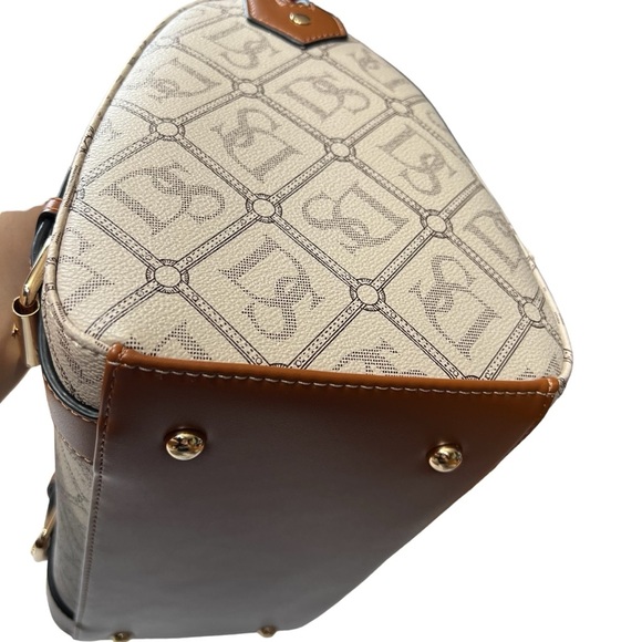 Dasein NWOT's - Womens Two-Tone Monogram Barrel Shoulder/Crossbody Purse - Picture 13 of 16